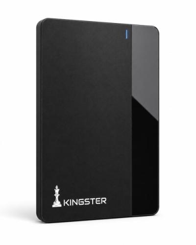KINGSTER Portable External Hard Drive, Type-C USB 3.0, Black – Available in 320GB, 500GB & 1TB